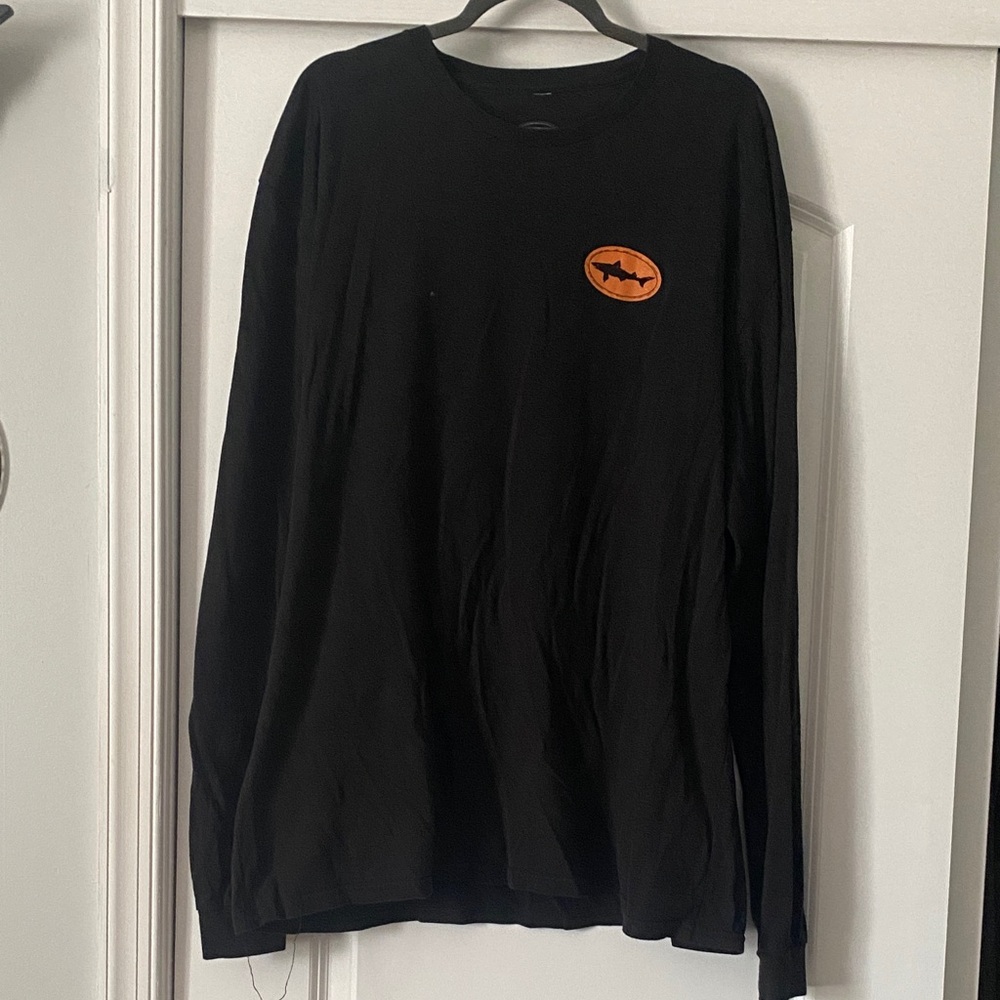 Dogfish Head - Men's Black Long Sleeve Shirt with Dogfish Head Logo